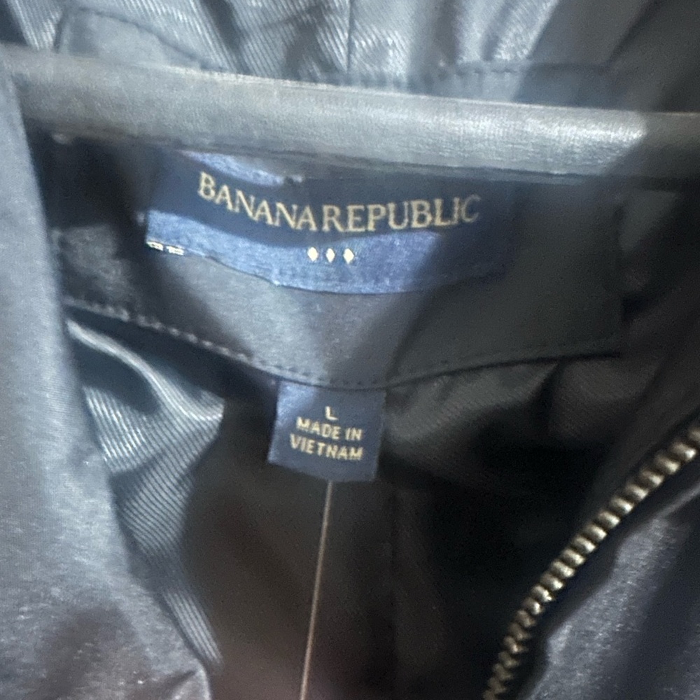 Banana Republic Black Zip-Up Jacket - Picture 5 of 5